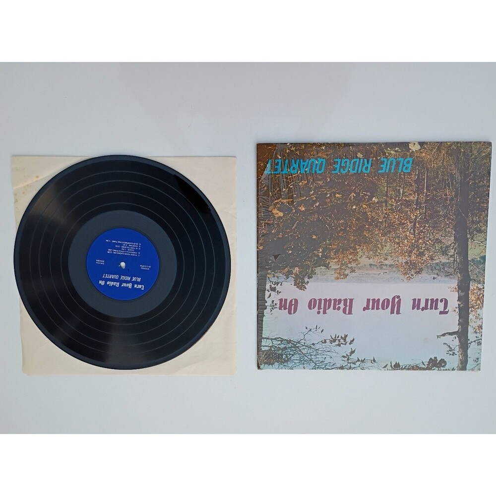 Blue Ridge Quartet – Turn Your Radio On LP 1976 Mark IV Gospel Stereo 33 RPM